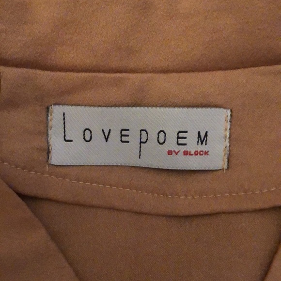 Lovepoem by Block Gianna Satin Bomber Jacket in rose gold, Small - Picture 8 of 10